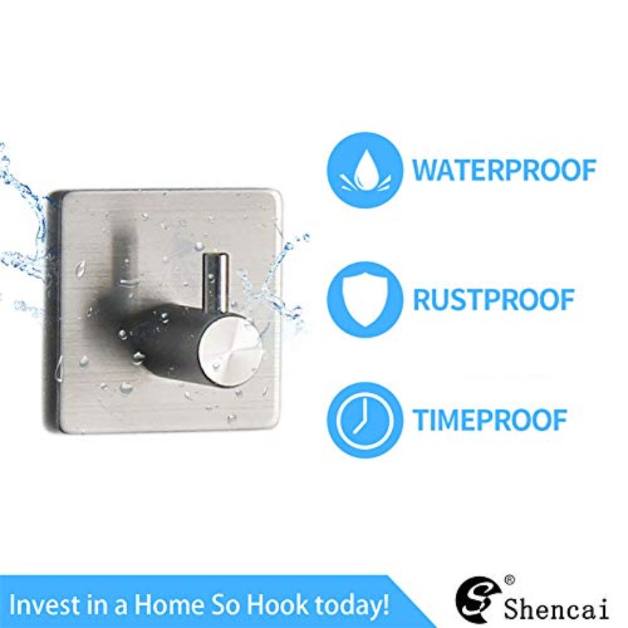 Self Adhesive Hooks Wall Coat  - Robe Hook Adhesive 评论和价格
