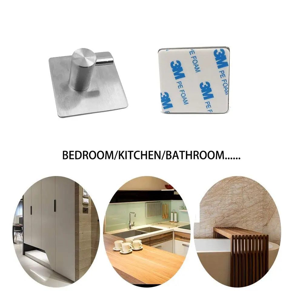 Stainless Steel 3M Self Adhesi - Robe Hook Adhesive 评论和价格