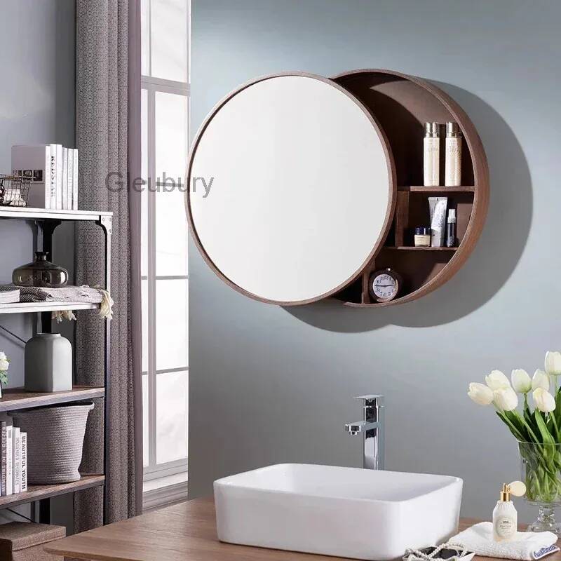 Solid Wood Bathroom Dressing M - Home Bathroom Door 评论和价格