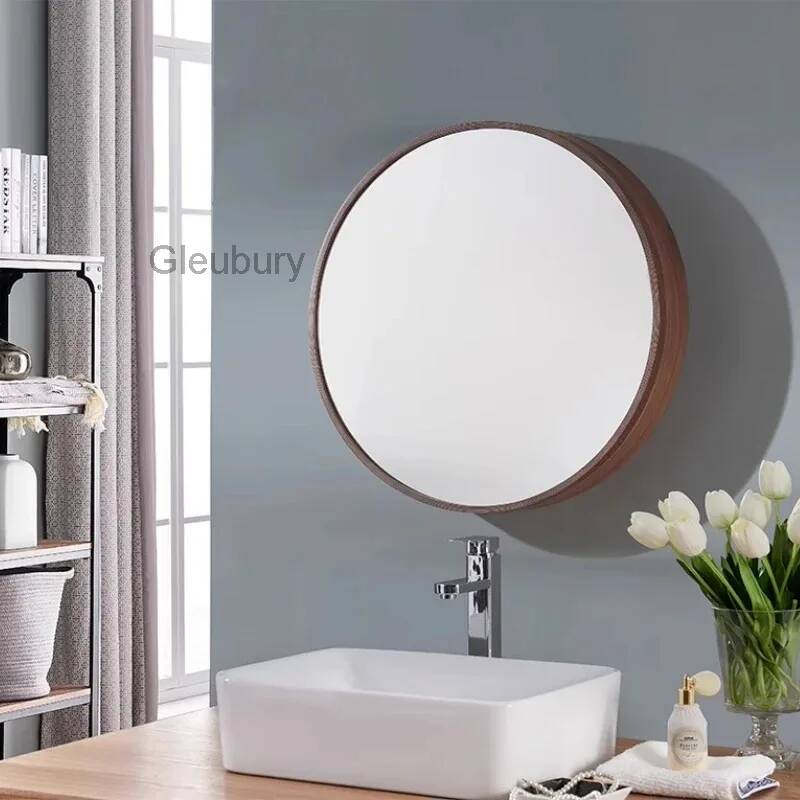 Solid Wood Bathroom Dressing M - Home Bathroom Door 评论和价格