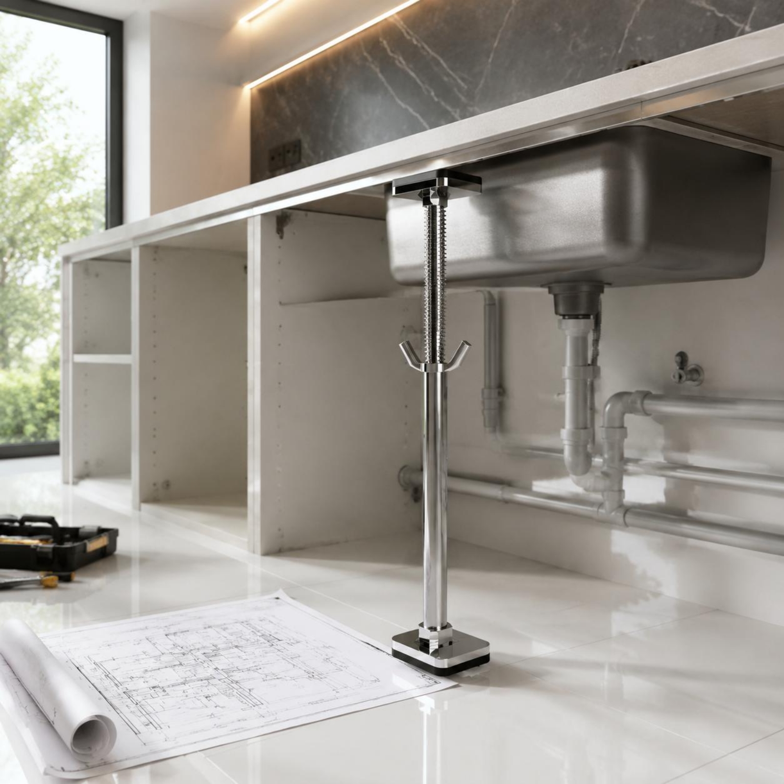 Under-Mount Sink Support Brace - Home Hardware Bathroom Sinks 评论和价格