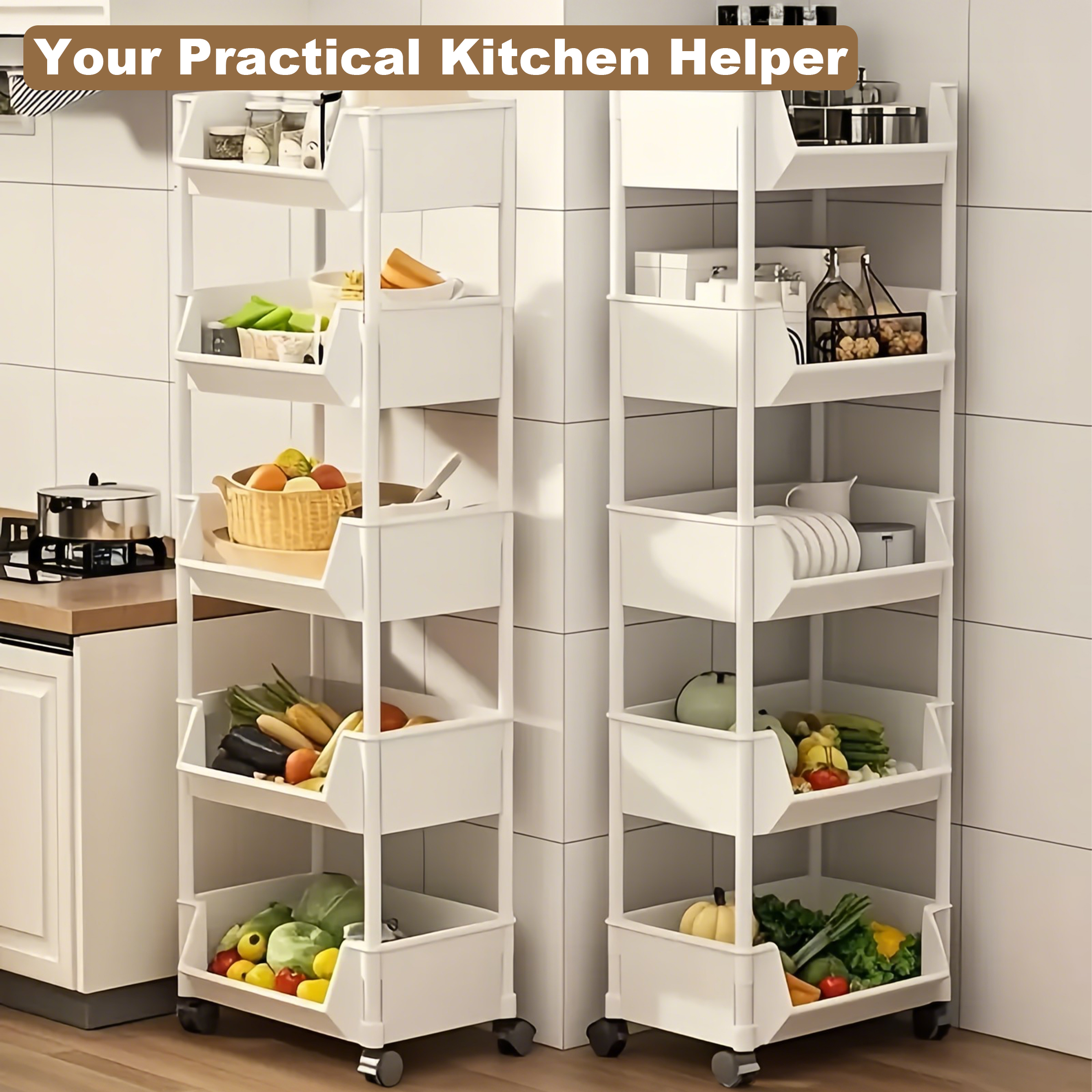 Trolley Bookshelf Kitchen Stor - Zara Home Bathroom Accessories 评论和价格