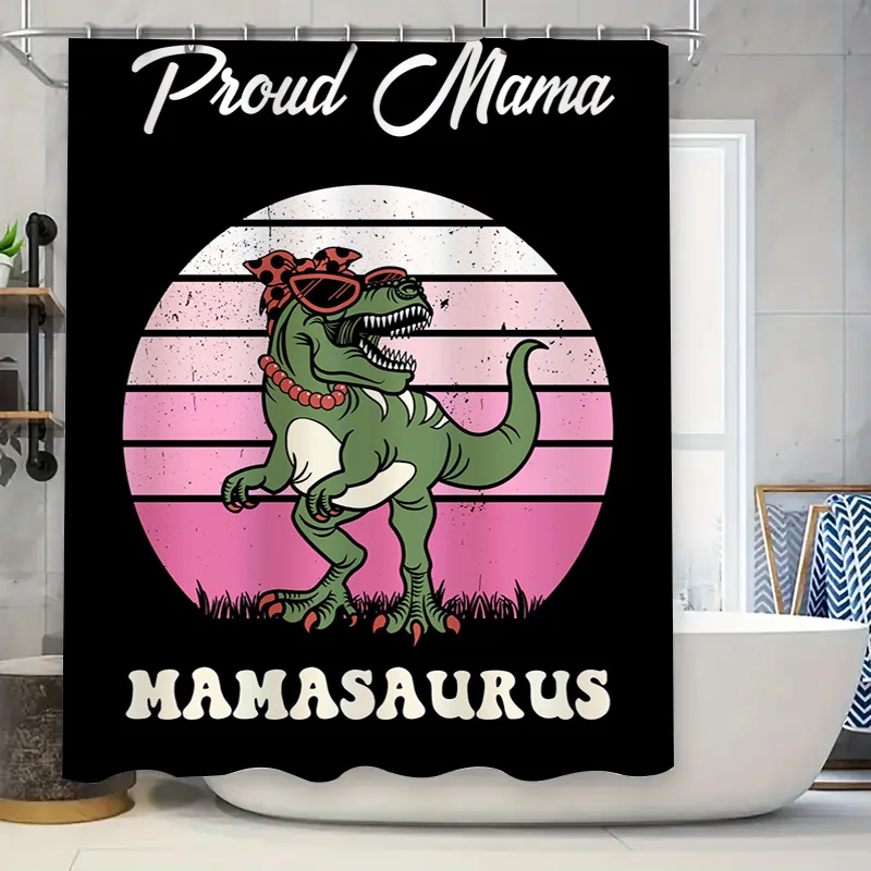 Stylish Mama Dinosaur Shower C - Home Bathroom Ideas 评论和价格