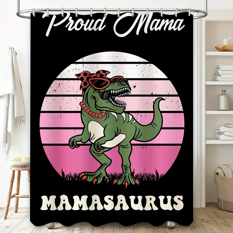 Stylish Mama Dinosaur Shower C - Home Bathroom Ideas 评论和价格