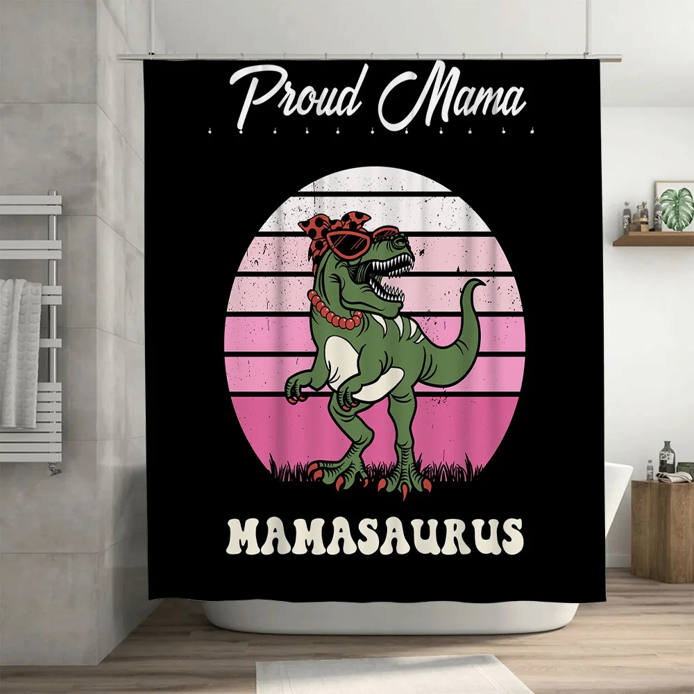 Stylish Mama Dinosaur Shower C - Home Bathroom Ideas 评论和价格