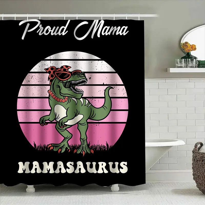 Stylish Mama Dinosaur Shower C - Home Bathroom Ideas 评论和价格
