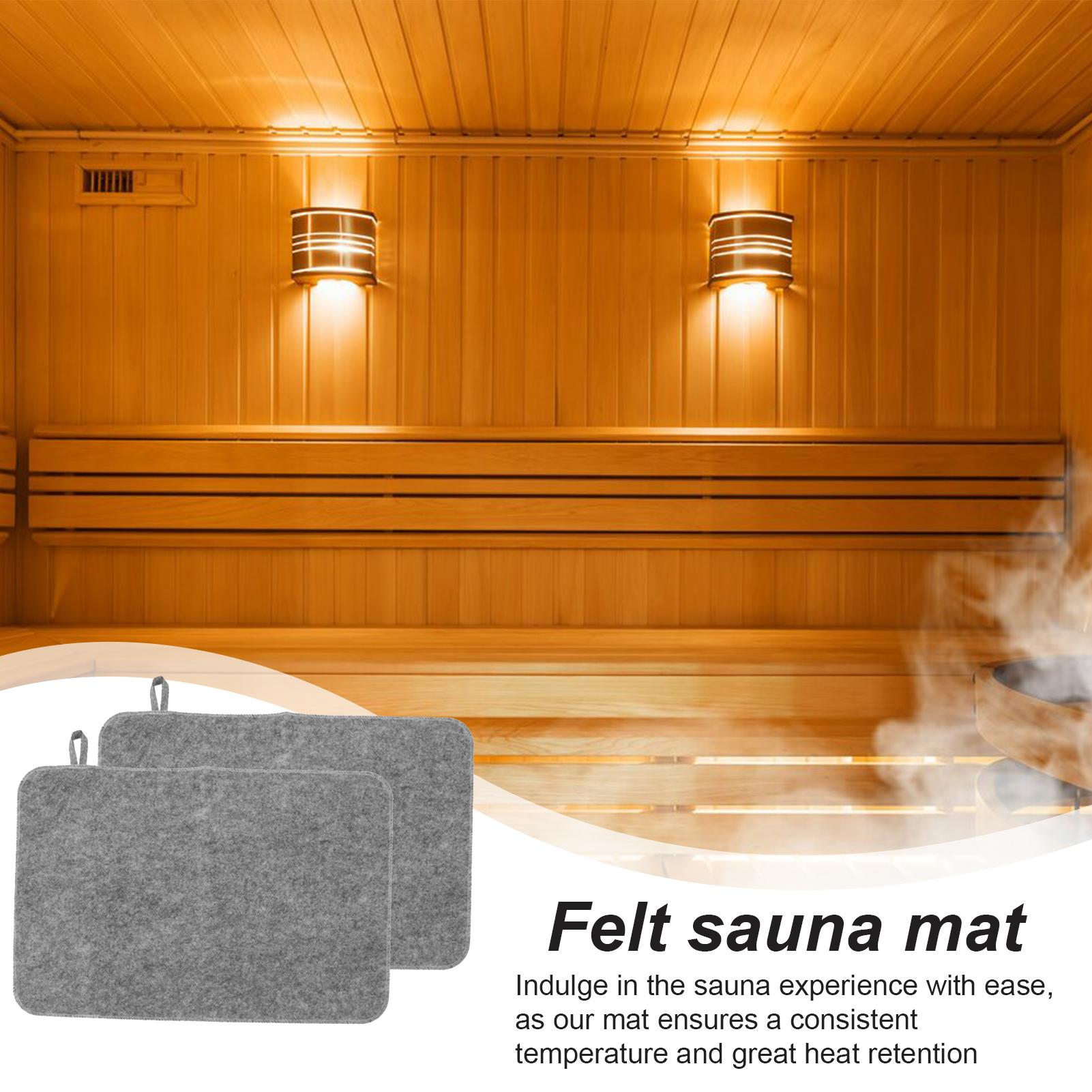 50x33cm Sauna Mat 2pcs Sauna S - Home Bathroom Spa 评论和价格