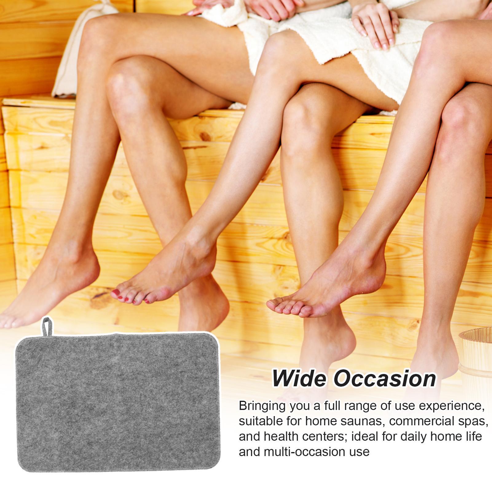 50x33cm Sauna Mat 2pcs Sauna S - Home Bathroom Spa 评论和价格