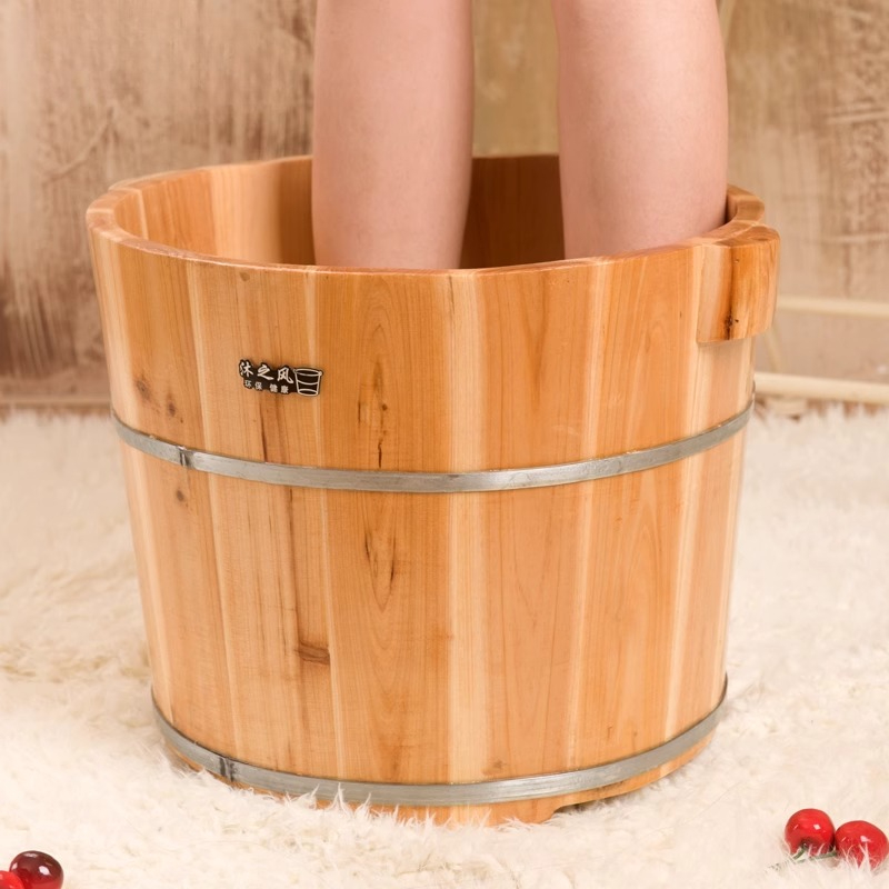 Wood Foot Soaking Tub Deep Ins - Home Bathroom Spa 评论和价格