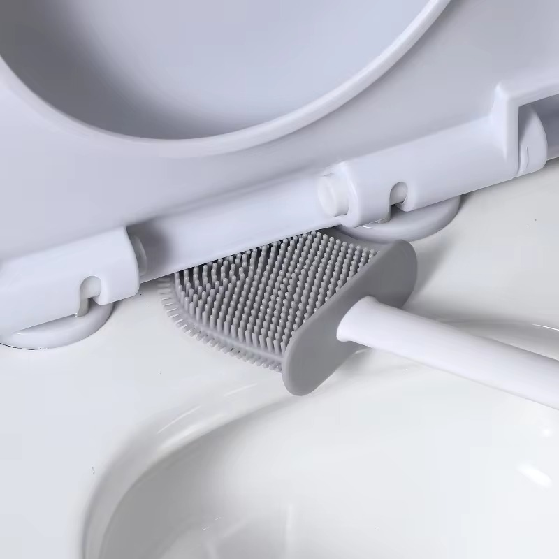 1PC Black Wall Mounted Toilet  - Toilet Brush Holder 评论和价格