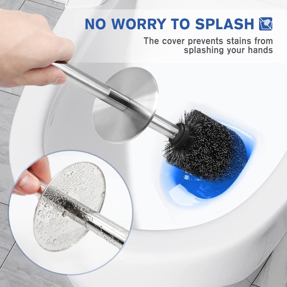 Elegant Stainless Steel Toilet - Toilet Brush Holder 评论和价格