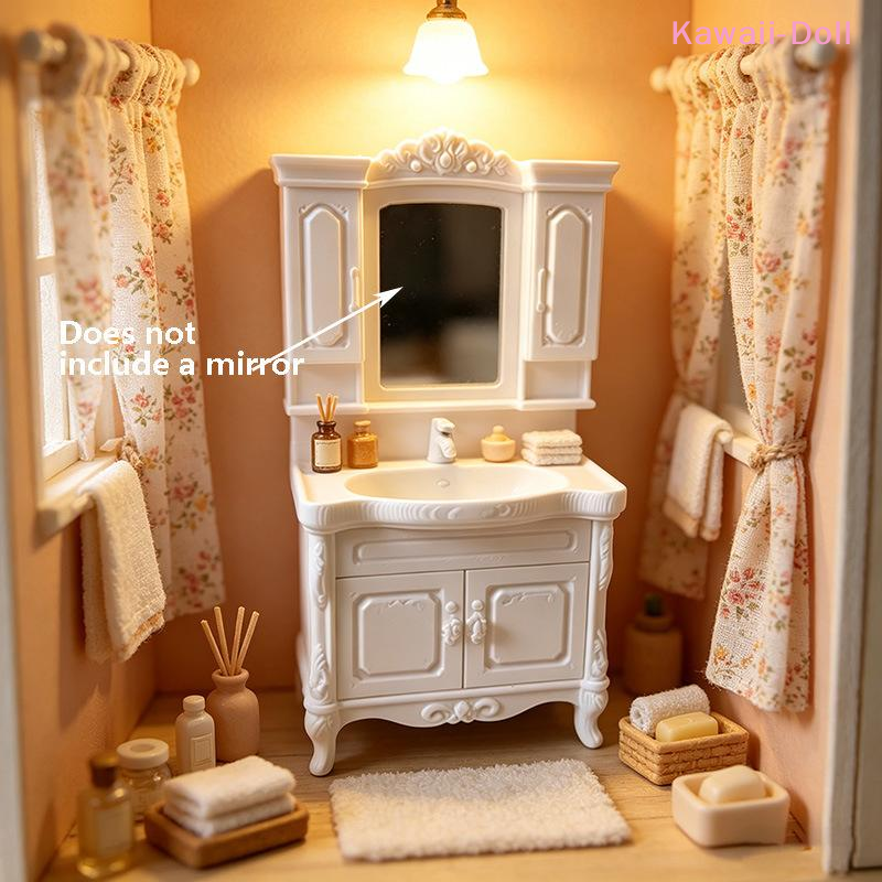 [DO]1Pcs 1/12 Dollhouse Miniat - Home Center Bathroom Accessories 评论和价格