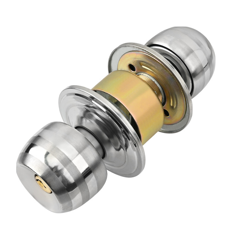 Stainless Steel Golden Round B - Home Bathroom Door 评论和价格
