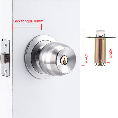 Stainless Steel Golden Round B - Home Bathroom Door 评论和价格
