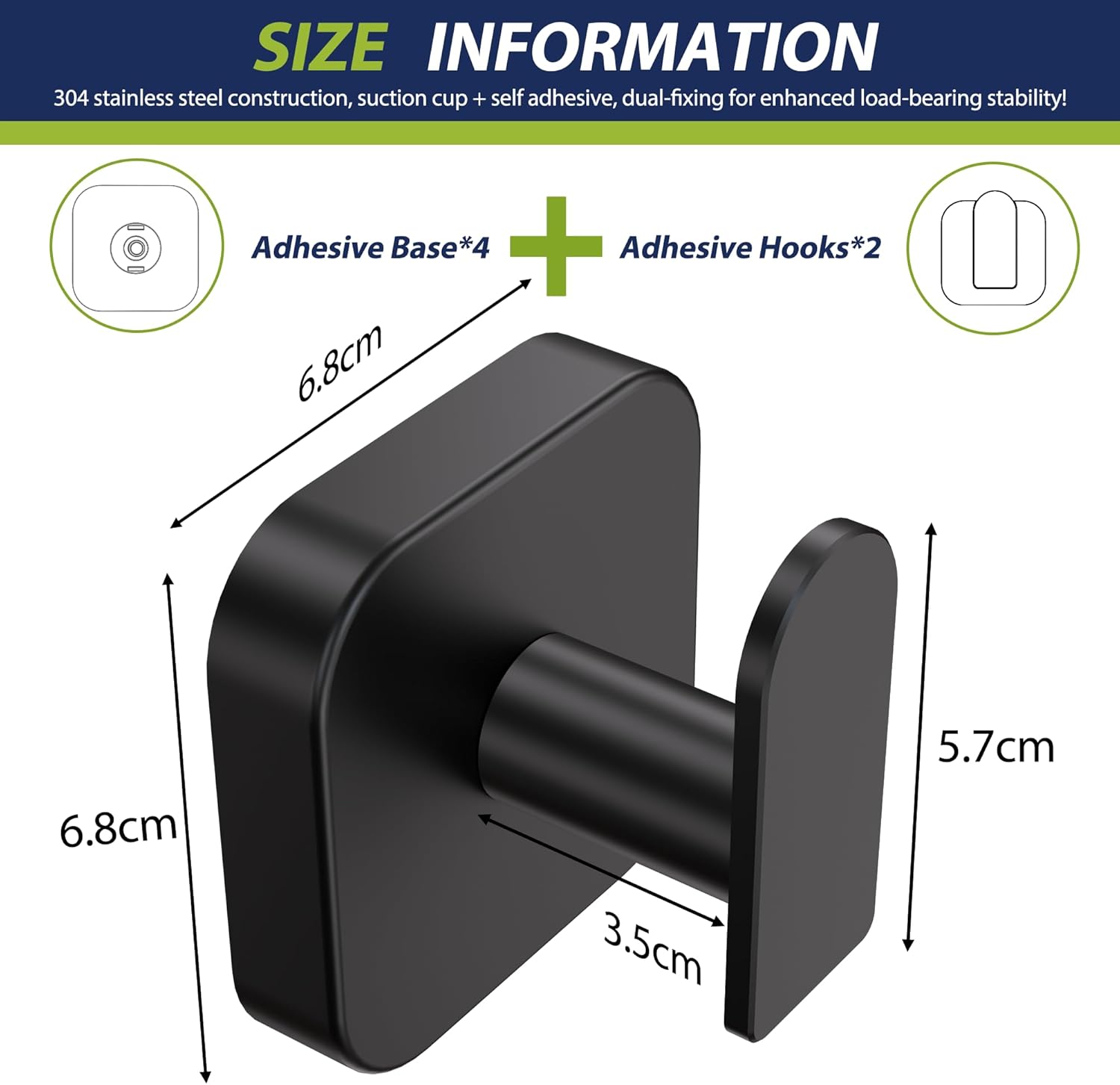 Stainless Steel Suction Cup Ho - Robe Hook Adhesive 评论和价格
