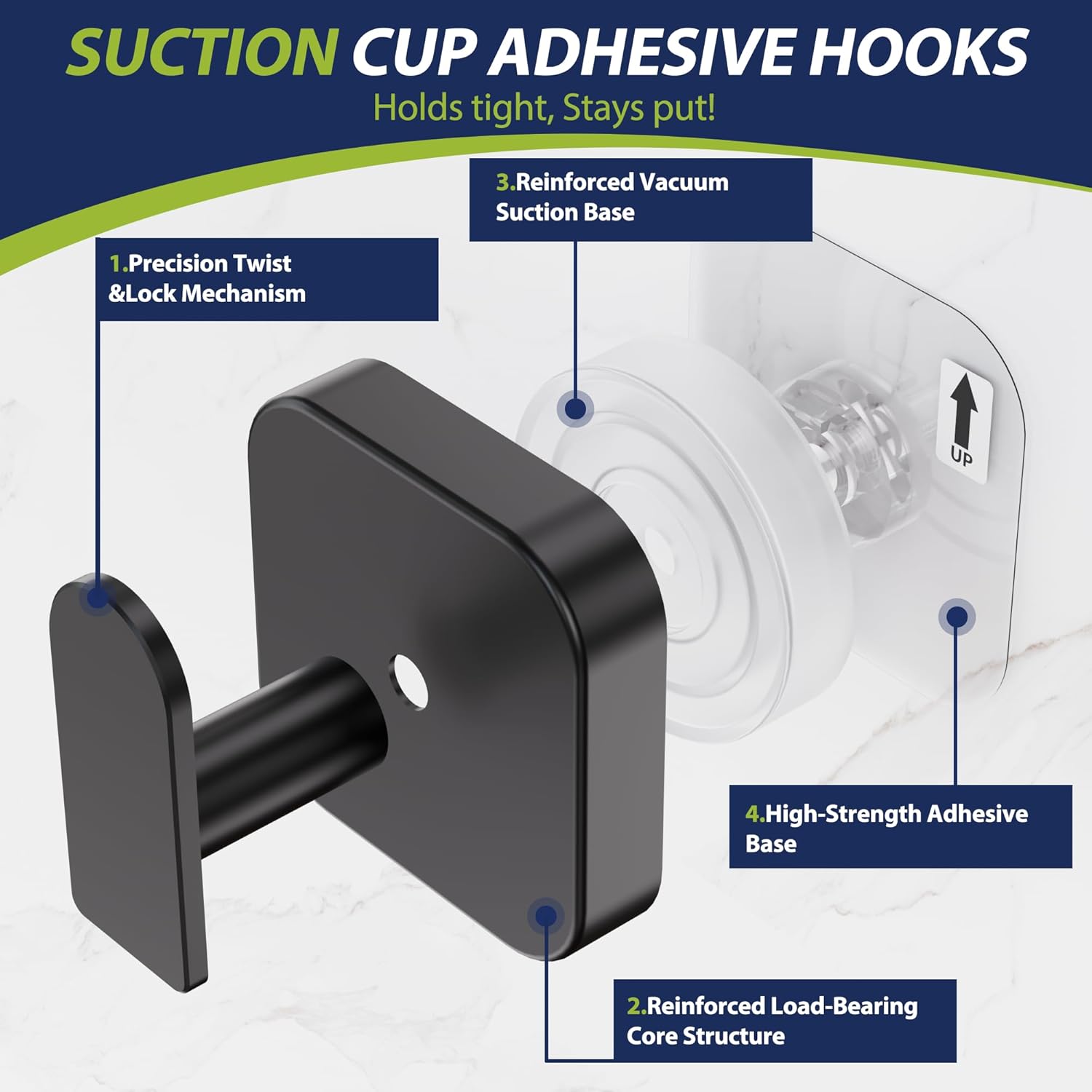 Stainless Steel Suction Cup Ho - Robe Hook Adhesive 评论和价格