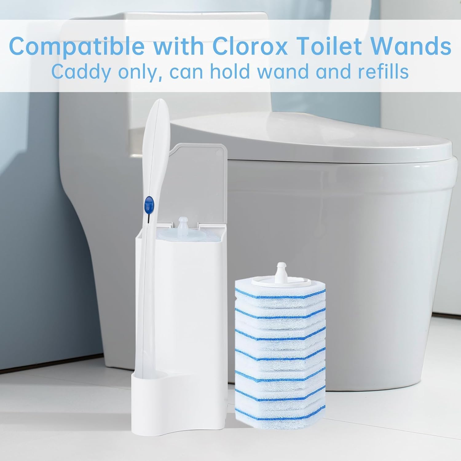 Toilet Wand Holder Compatible  - Toilet Brush Holder 评论和价格