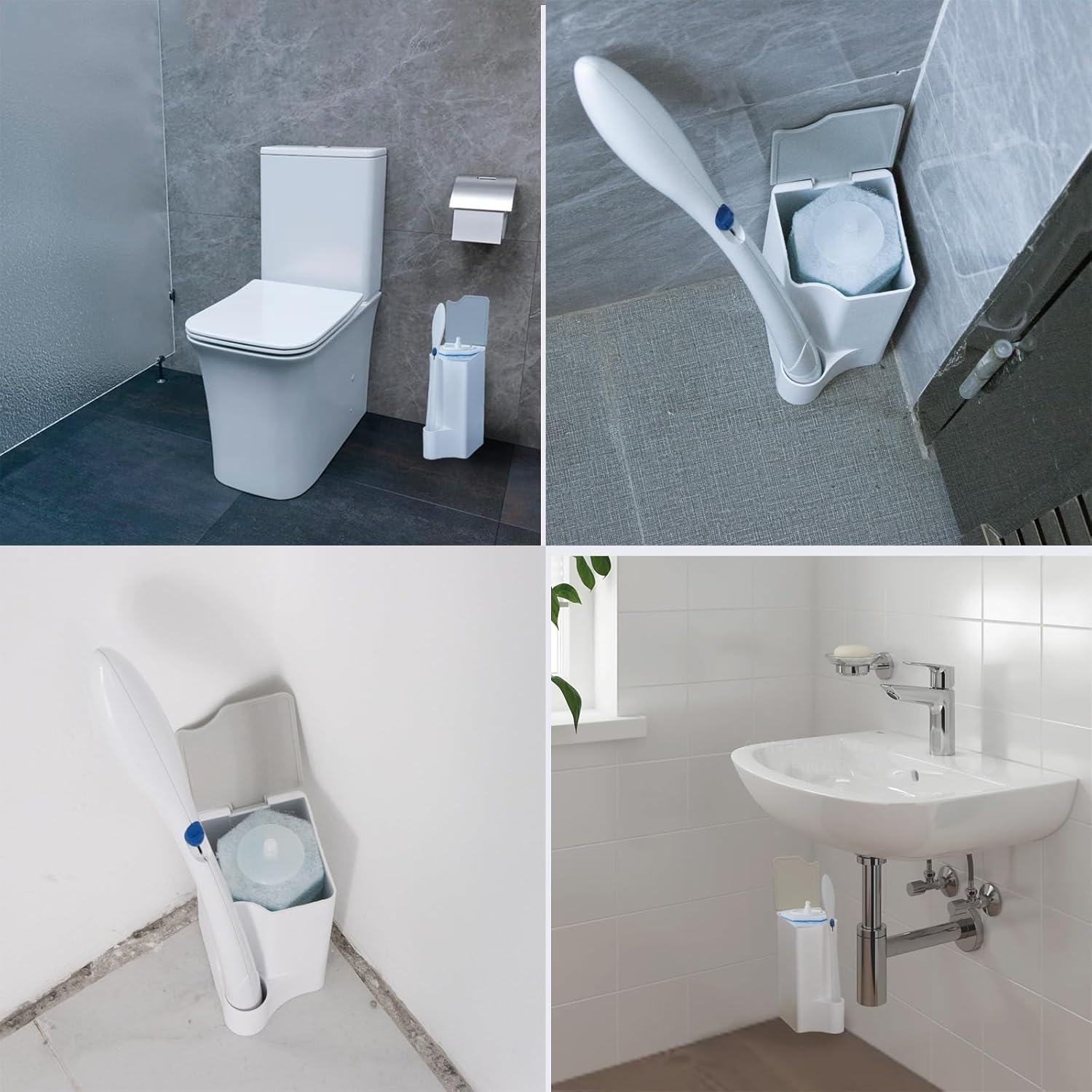 Toilet Wand Holder Compatible  - Toilet Brush Holder 评论和价格