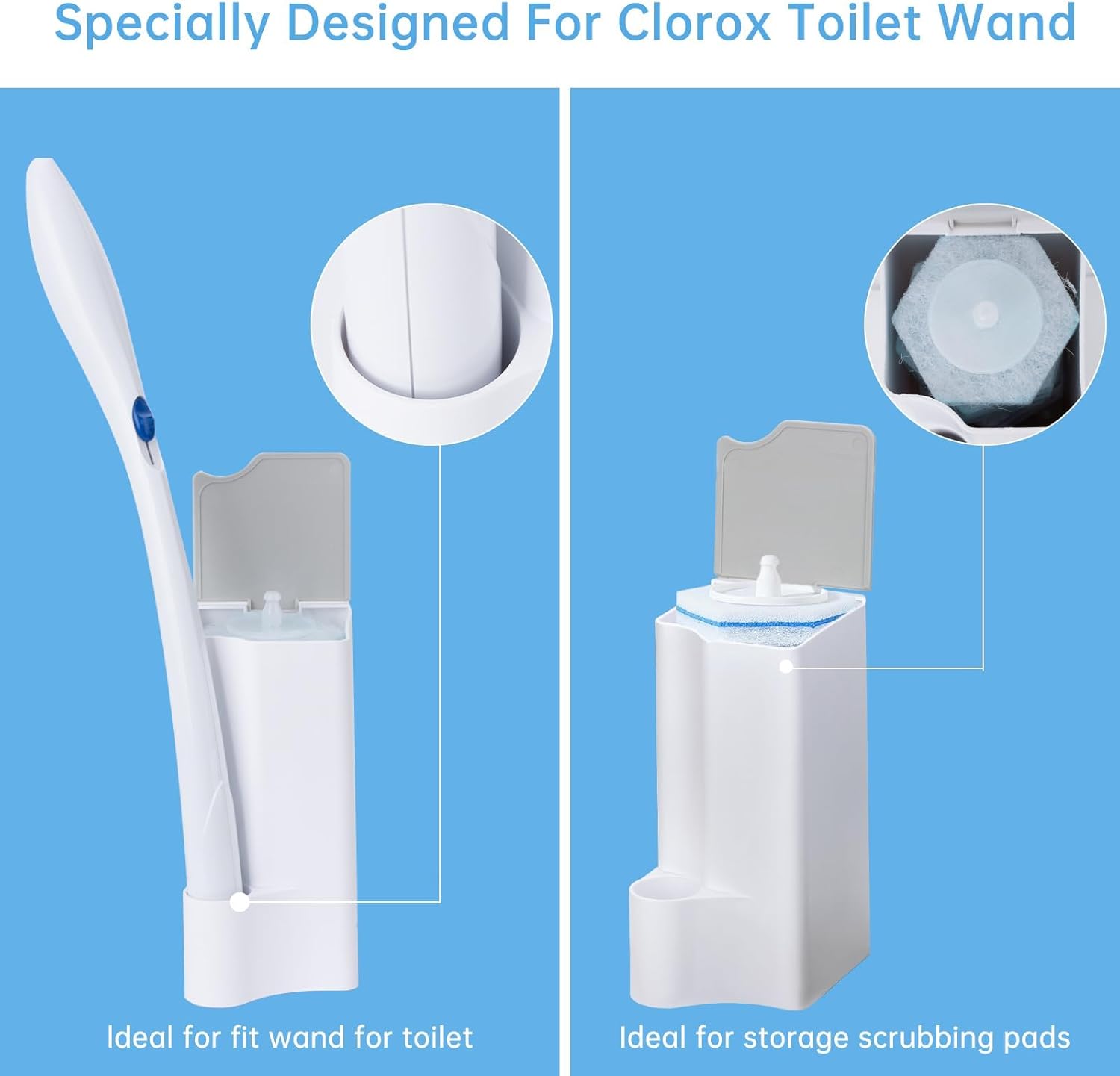 Toilet Wand Holder Compatible  - Toilet Brush Holder 评论和价格