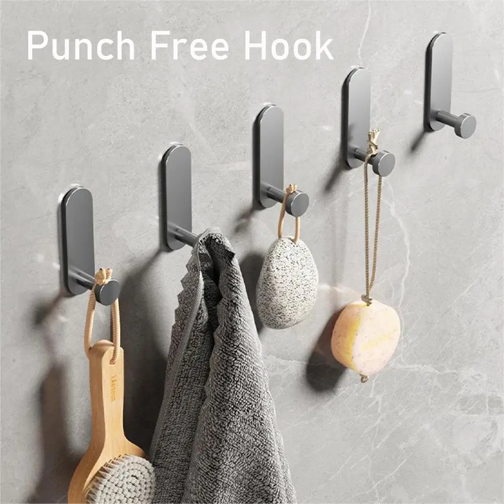 2-6Pcs Stainless Steel Bathroo - Robe Hook Adhesive 评论和价格