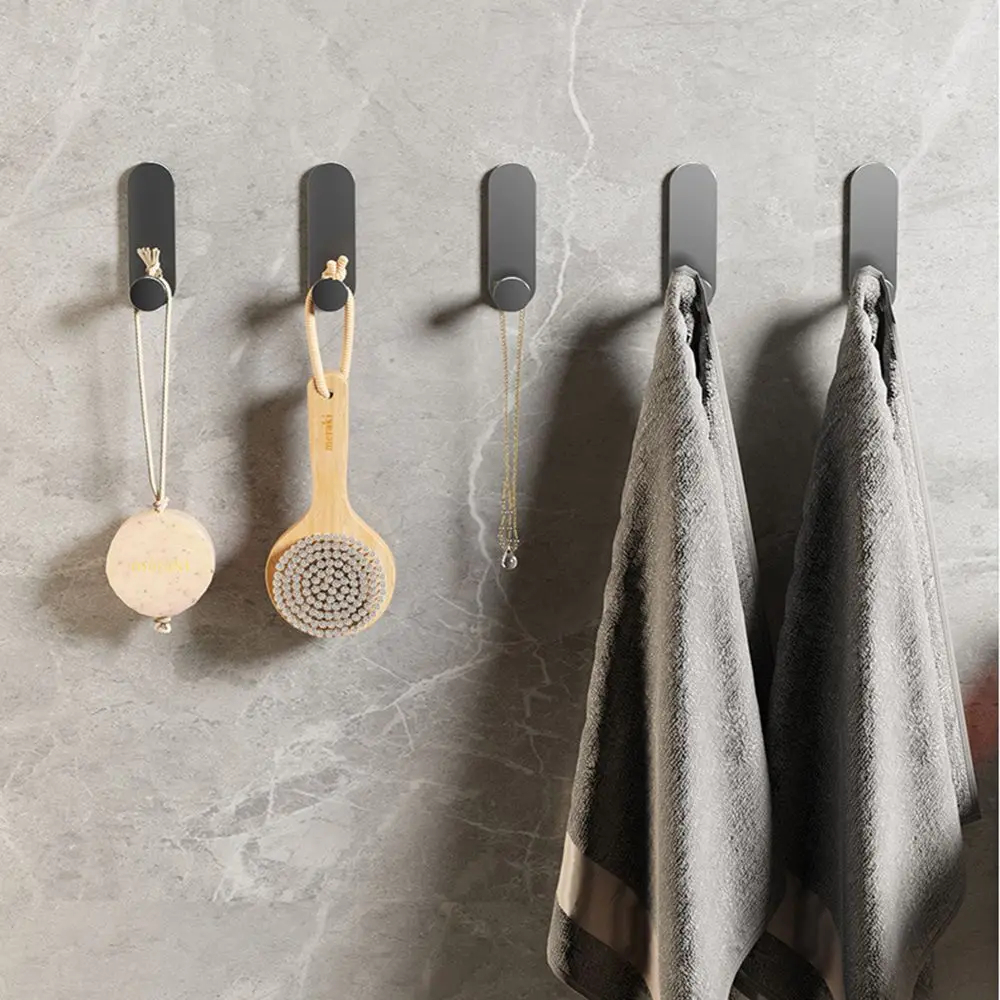 2-6Pcs Stainless Steel Bathroo - Robe Hook Adhesive 评论和价格